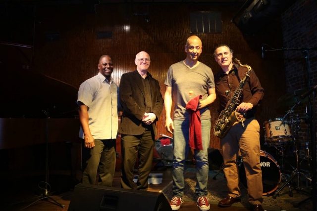 Jae Sinnett's Zero to 60 Quartet after performing at the Capital Ale House in Richmond, VA in 2016